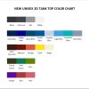 tank top color chart - Jschlatt Store